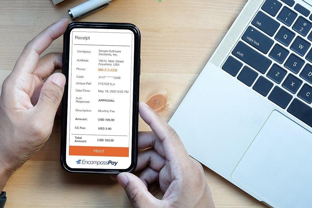 Encompass Pay Receipt